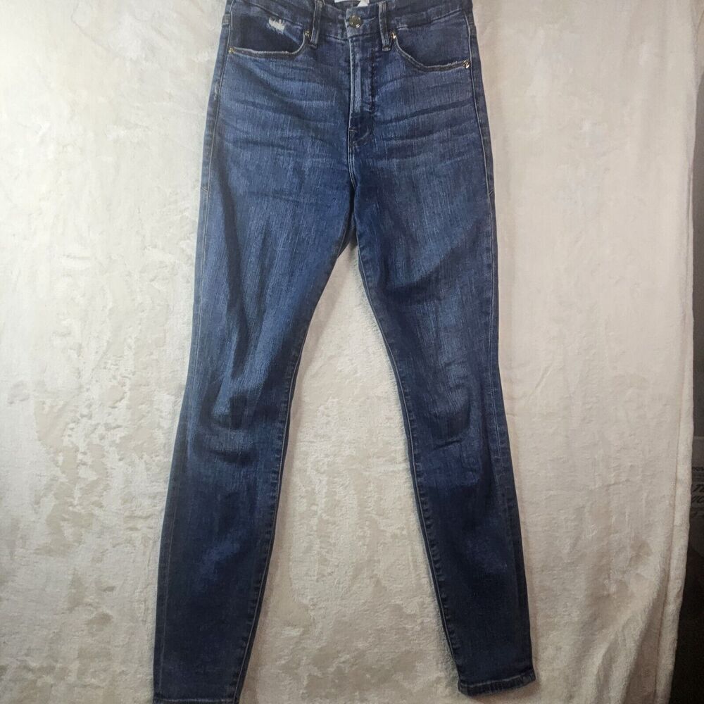 Good American jeans womens size 2/26 good waist medium wash high waisted denim